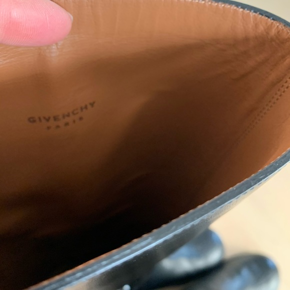 Authentic Givenchy Laura silver chain tall boots - Picture 6 of 8